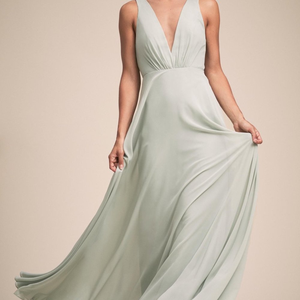Jenny Yoo Ryan Dress Morning Mist